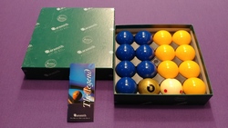 ARAMITH Pro-CUP & Premier LIMITED EDITION GOLD 8ball BLUE & YELLOW